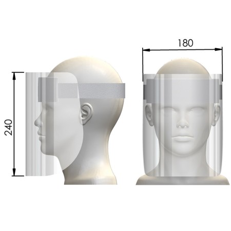 GIMA SCHERMO PROTETTIVO - RIBALTABILE