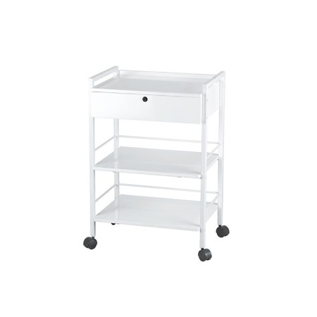 WEELKO CARRELLO CON 3 RIPIANI - UN CASSETTO CON CHIAVE (EASY)
