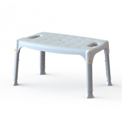 INTERMED SGABELLO BASSO PER DOCCIA REGOLABILE IN ALTEZZA - LINEA KING