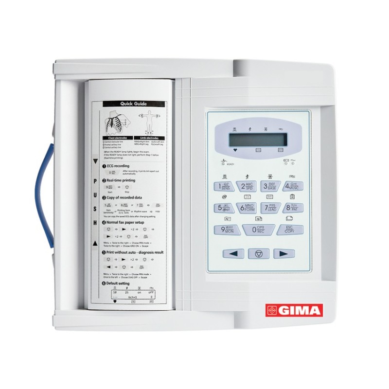 GIMA ELETTOCARDIOGRAFO NUOVO ECG CARDIOGIMA 12: 3-6-12 CANALI