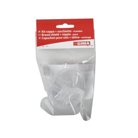 GIMA KIT COPPA + SUCCHIOTTO - RICAMBIO PER TIRALATTE