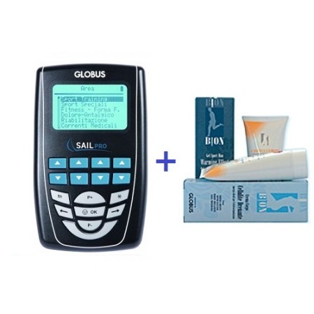 GLOBUS ELETTROSTIMOLATORE SAIL PRO + KIT + 1 GLOBUS CREMA RASSODANTE (SPEDIZIONE GRATUITA)