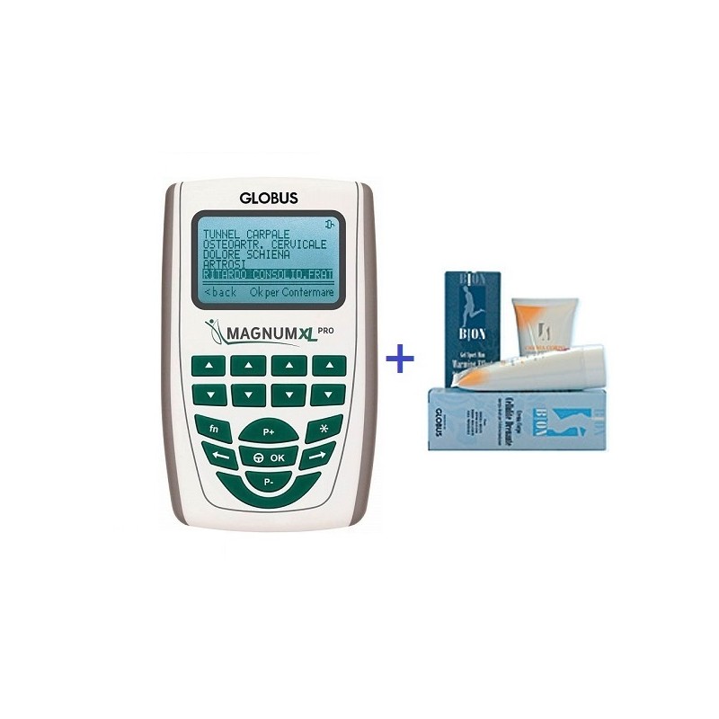 GLOBUS ELETTROSTIMOLATORE MAGNUM XL PRO + KIT + 1 GLOBUS CREMA RASSODANTE (SPEDIZIONE GRATUITA)