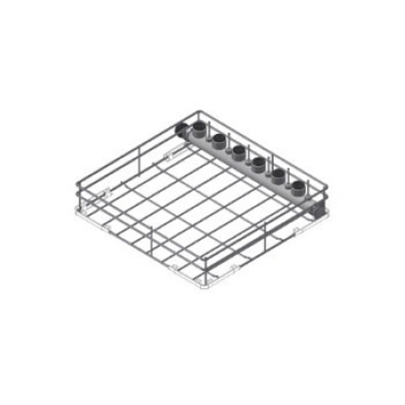 TECNO-GAZ CESTELLO DI LAVAGGIO DOTATO DI 6 PORTAMANIPOLI + 6 PUNTE DI ASPIRAZIONE PER TERMODISINFETTORE AQUAPLUS