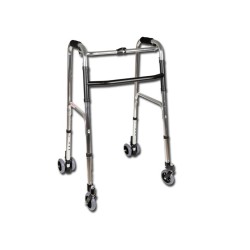 GIMA DEAMBULATORE PIEGHEVOLE 4 PARTI A 4 ROTELLE