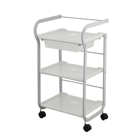 WEELKO CARRELLO CON 3 RIPIANI - UN RIPIANO ESTRAIBILE (PART)