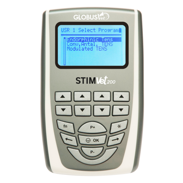 GLOBUS DISPOSITIVO PROFESSIONALE VETERINARIO PER ELETTROSTIMOLAZIONE-STIMVET 200