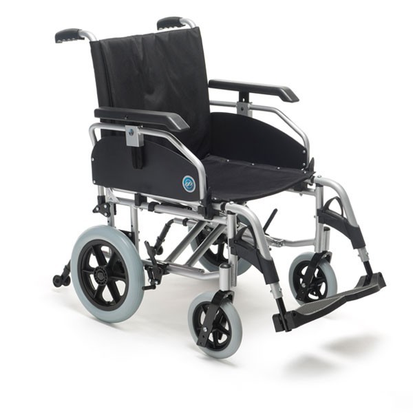 KSP CARROZZINA PIEGHEVOLE IN ALLUMINIO CON FIANCHI RIBALTABILI N23R12 -MISURE DIVERSE