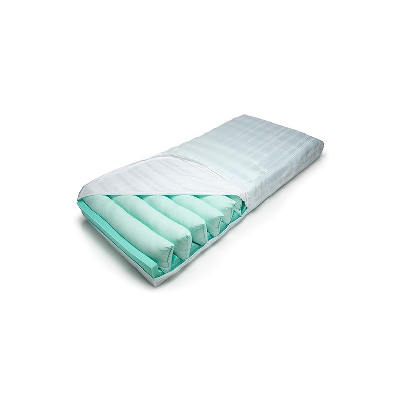 KSP MATERASSO IN FIBRA CAVA SILICONATA A INSERTI ASPORTABILI E STRUTTURA PORTANTE IN PU-A9517