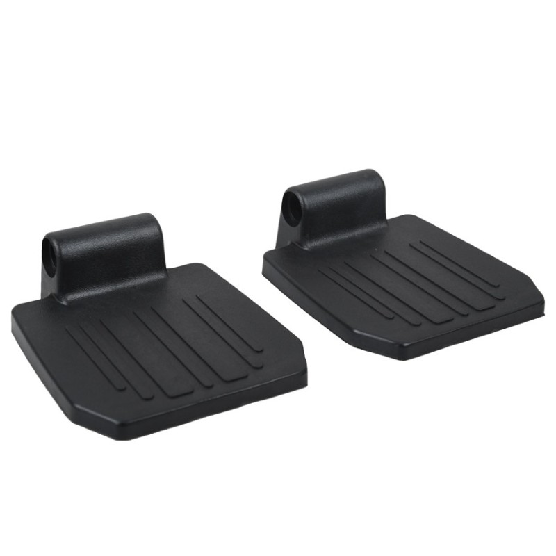 GIMA POGGIAPIEDI IN PLASTICA - COPPIA - RICAMBIO PER CARROZZINE OXFORD E OXFORD PLUS