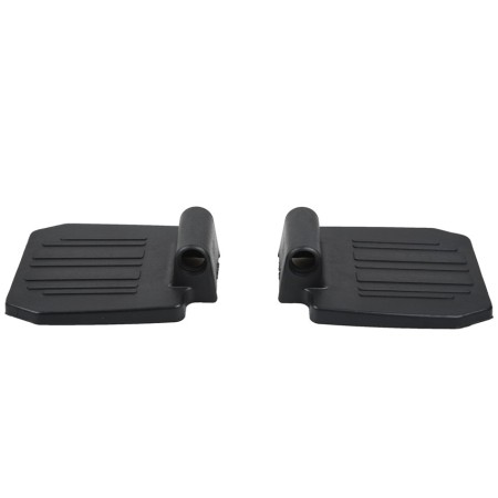 GIMA POGGIAPIEDI IN PLASTICA - COPPIA - RICAMBIO PER CARROZZINE OXFORD E OXFORD PLUS