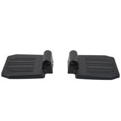 GIMA POGGIAPIEDI IN PLASTICA - COPPIA - RICAMBIO PER CARROZZINE OXFORD E OXFORD PLUS