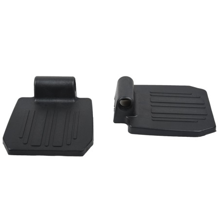 GIMA POGGIAPIEDI IN PLASTICA - COPPIA - RICAMBIO PER CARROZZINE OXFORD E OXFORD PLUS