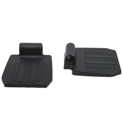 GIMA POGGIAPIEDI IN PLASTICA - COPPIA - RICAMBIO PER CARROZZINE OXFORD E OXFORD PLUS