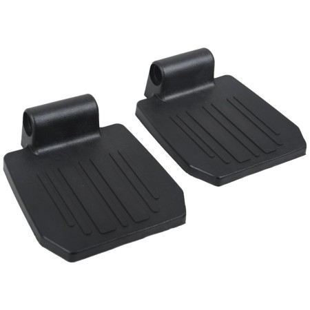 GIMA POGGIAPIEDI IN PLASTICA - COPPIA - RICAMBIO PER CARROZZINE OXFORD E OXFORD PLUS