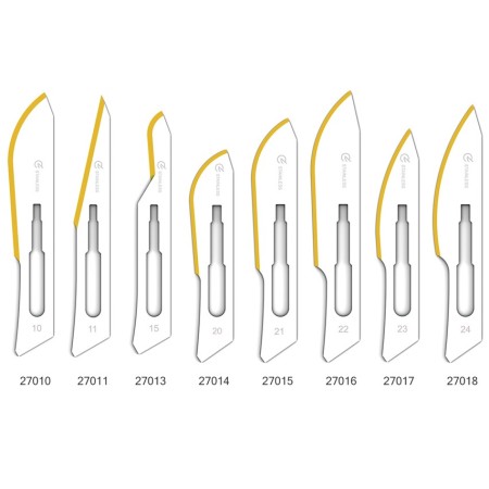 GIMA LAME DIAMANTINE INOX STERILI-MISURE DIVERSE