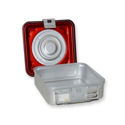 GIMA CONTAINER CON VALVOLA PICCOLO 285 x 280 MM ROSSO-MISURE DIVERSE