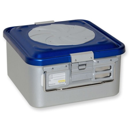 GIMA CONTAINER CON VALVOLA PICCOLO 285 x 280 MM BLU FORATO-MISURE DIVERSE