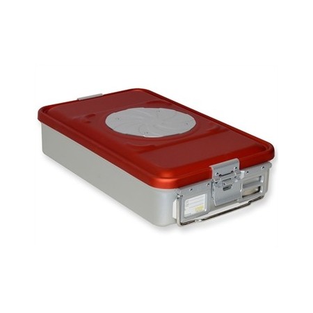 GIMA CONTAINER CON VALVOLA MEDIO  465 x 280 MM ROSSO-MISURE DIVERSE