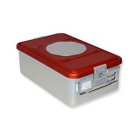 GIMA CONTAINER CON VALVOLA MEDIO  465 x 280 MM ROSSO-MISURE DIVERSE