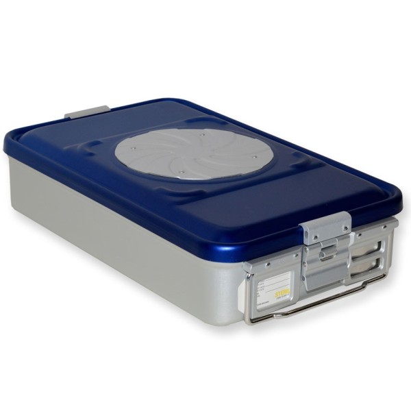 GIMA CONTAINER CON VALVOLA MEDIO  465 x 280 MM BLU FORATO-MIUSRE DIVERSE