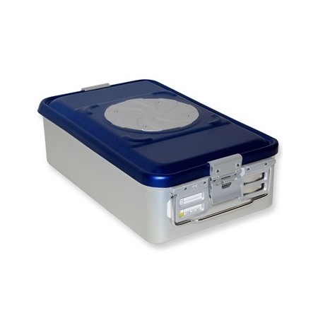 GIMA CONTAINER CON VALVOLA MEDIO  465 x 280 MM BLU FORATO-MIUSRE DIVERSE