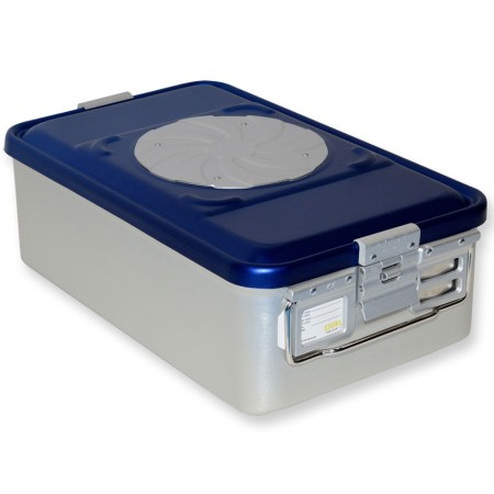 GIMA CONTAINER CON VALVOLA MEDIO  465 x 280 MM BLU FORATO-MIUSRE DIVERSE