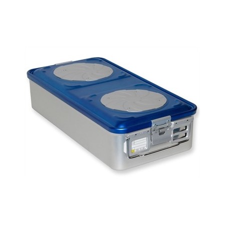 GIMA CONTAINER CON VALVOLA GRANDE 580 x 280 MM BLU FORATO-MISURE DIVERSE