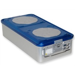 GIMA CONTAINER CON VALVOLA GRANDE 580 x 280 MM BLU FORATO-MISURE DIVERSE