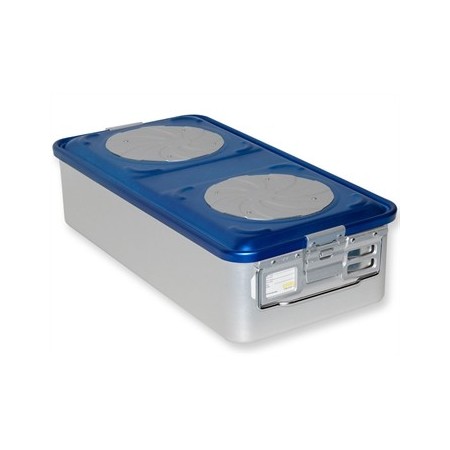 GIMA CONTAINER CON VALVOLA GRANDE 580 x 280 MM BLU FORATO-MISURE DIVERSE