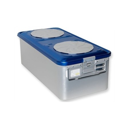 GIMA CONTAINER CON VALVOLA GRANDE 580 x 280 MM BLU FORATO-MISURE DIVERSE