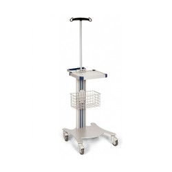 WEIKO CARRELLO SUPER EASY CON CESTELLO E ASTA PORTAFLEBO - 1 RIPIANO 32X26CM