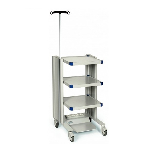 WEIKO CARRELLO ELITTRIFICATO EASY POWER CON ASTA PORTAFLEBO - 4 RIPIANI 40X36CM