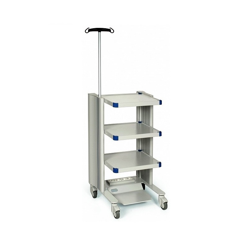 WEIKO CARRELLO ELITTRIFICATO EASY POWER CON ASTA PORTAFLEBO - 4 RIPIANI 40X36CM