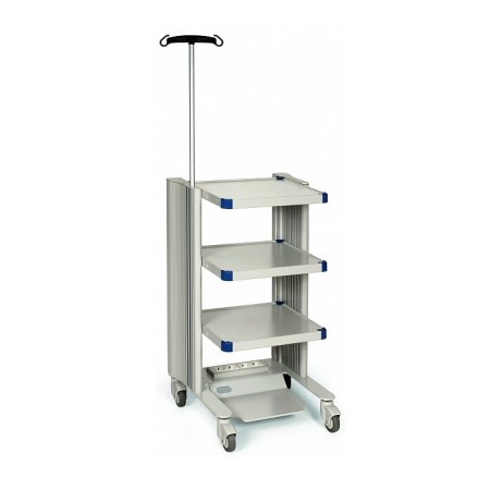 WEIKO CARRELLO ELITTRIFICATO EASY POWER CON ASTA PORTAFLEBO - 4 RIPIANI 40X36CM