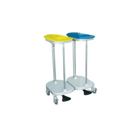 GIMA CARRELLO PORTASACCO A PEDALE - 2 SACCHI