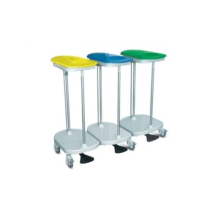 GIMA CARRELLO PORTASACCO A PEDALE - 3 SACCHI