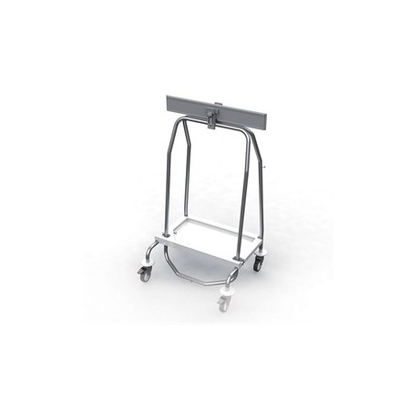 GIMA CARRELLO PORTASACCO IN ACCIAIO INOSSIDABILE