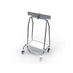 GIMA CARRELLO PORTASACCO IN ACCIAIO INOSSIDABILE