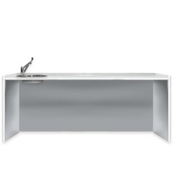 MOBILE SPACE PIANO DI LAVORO 206 CM - LAVELLO A SINISTRA