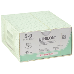 GIMA SUTURA MONOFILAMENTO ETHICON ETHILON - 5/0 AGO 13 MM (CONF. 36 PZ.)