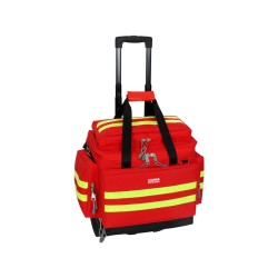 GIMA BORSA SMART CON TROLLEY - MEDIA - ROSSA