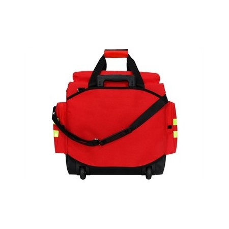 GIMA BORSA SMART CON TROLLEY - MEDIA - ROSSA