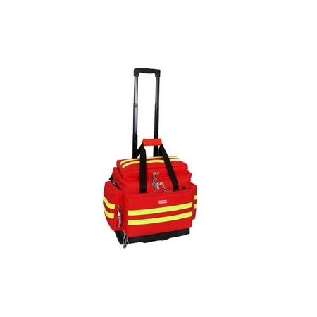 GIMA BORSA SMART CON TROLLEY - MEDIA - ROSSA