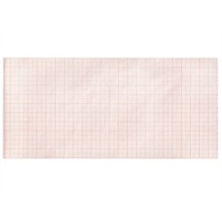 GIMA ROTOLO CARTA TERMICA PER ECG CARDIOGIMA 12 CARDIOCARE CARDIOTOUCH CARDIO M - GRIGLIA ARANCIONE - 215MMX25MT