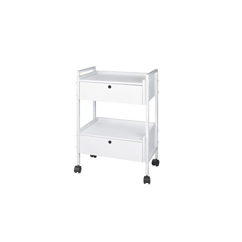 WEELKO CARRELLO CON 2 RIPIANI - 2 CASSETTI CON CHIAVE (EASYPIU)