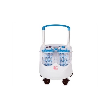 GIMA ASPIRATORE MAXI ASPEED 60 LITRI - 2 VASI DA 4 LITRI + PEDALE
