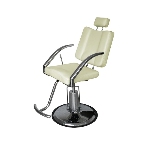 WEELKO POLTRONA PER TRUCCO (PLATY) - ALTEZZA E SCHIENALE REGOLABILI - BIANCA