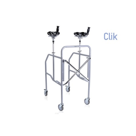 MORETTI DEAMBULATORE SMONTABILE E REGOLABILE IN ALTEZZA CON APPOGGIO BRACHIALE