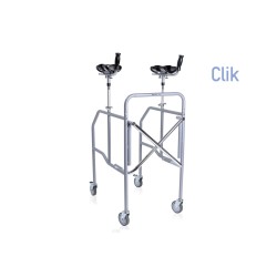 MORETTI DEAMBULATORE SMONTABILE E REGOLABILE IN ALTEZZA CON APPOGGIO BRACHIALE